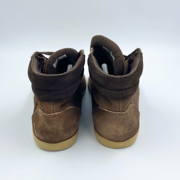 Clarks mid top suede sneakers men’s size 8.5 - Picture 4 of 6